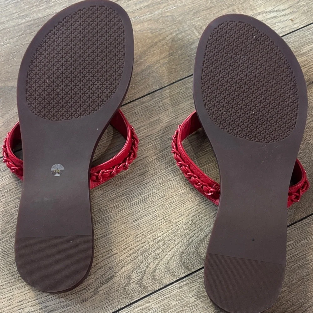 Tory Burch Vibrant Red Sandals